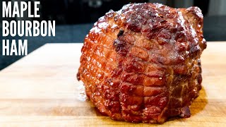 How to Make a Bourbon Maple Ham  Holiday Ham Recipe [upl. by Florina]