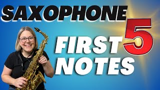 🎷 Learn the First 5 Notes on Alto Sax  Beginner Saxophone Tutorial 🎶 [upl. by Lysander]