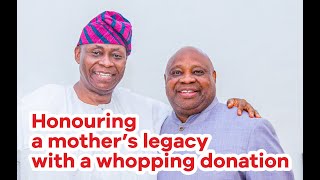 Why Davido’s dad donated N1b to church [upl. by Ahcatan]