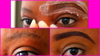 COMMENT AVOIR DE BEAUX SOURCILS MA TECHNIQUE [upl. by Medrek]