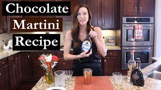 Chocolate Martini Recipe [upl. by Onilatac]