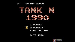 Tank 1990 1990 NES Battle City  Mode N 2 Players1080p60 [upl. by Aitnic]