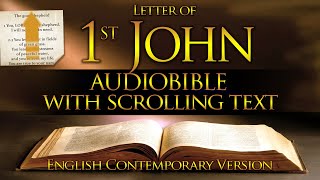 Holy Bible Audio 1 John  Full Contemporary English With Text [upl. by Nollaf]