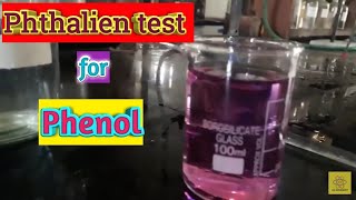 Phthalien test for Phenol [upl. by Paco789]