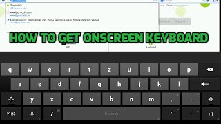 HOW TO ENABLE ONSCREEN KEYBOARD ON ANDROID BOX [upl. by Latsyk]