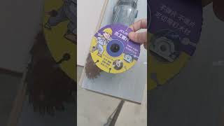 Never install a toothed saw blade on an angle grinder Woodworkingviralvideo tools [upl. by Johnsson]