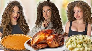 Kalogeras Sisters COOK THANKSGIVING DINNER [upl. by Ilan]