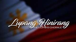 LUPANG HINIRANG  PHILIPPINE NATIONAL ANTHEM  DEPED CHORALE [upl. by Ailaham]