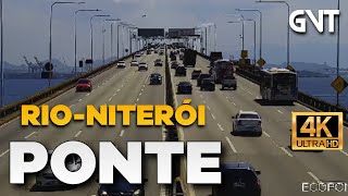 Rio de Janeiro  Atravessando a Ponte RioNiterói 4K [upl. by Nesaj9]