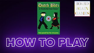 Dutch Blitz  How to Play [upl. by Ardnossak91]