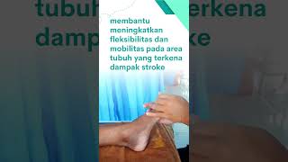 Refleksi Kaki pada penderita Stroke [upl. by Nowad]