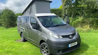 Nissan NV200 Camper Van Walk Round [upl. by Dnamron502]