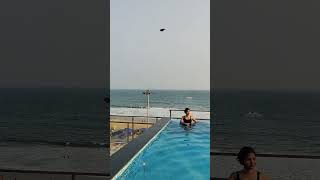 Puri hotel beach view 🏖️🌊 Mahasura palace hotel shorts youtubeshorts shortvideo [upl. by Tereb]