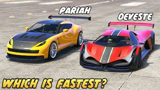 GTA 5  DEVESTE EIGHT vs OCELOT PARIAH  Which is Fastest [upl. by Faxun]