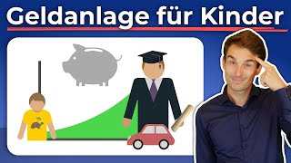 Geldanlage für Kinder Richtig sparen und anlegen fürs Kind  Finanzfluss [upl. by Archy]