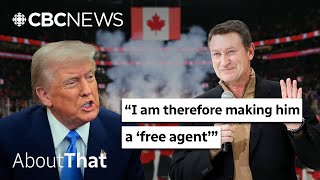 Why is Trump doing damage control for Wayne Gretzky  About That [upl. by Kitti797]