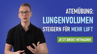 LUNGENVOLUMEN ZU KLEIN Mache diese Atemübung 3 Tage hintereinander [upl. by Herr]