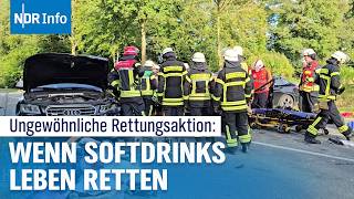 Schwerer Unfall in Niedersachsen Ungewöhnliche Rettungsaktion mit Limo und Cola  NDR Info [upl. by Llertniuq]