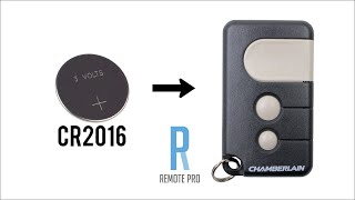 How to changeswap Battery for a Chamberlain 4335A Genuine Remote [upl. by Marijo]