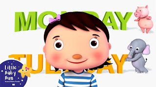 Weekdays and Weekends  Days of the Week  Little Baby Bum  Nursery Rhymes for Kids  Baby Song 123 [upl. by Nabila810]