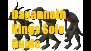 OSRS Dagannoth Kings Guide 2021 Solo [upl. by Aronael]