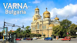 🇧🇬 VARNA Walking Tour  Bulgaria Black Sea  4K HDR 60fps [upl. by Alphonsine352]