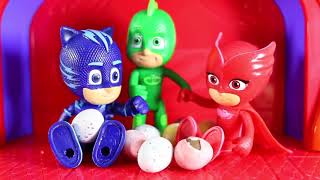 PJ Masks Toys Videos  PJ Masks Toy Adventure Surprise Eggs Toys  Superhero Cartoons for Kids [upl. by Winny573]