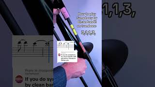 Symphony Clean Bandit trombone tutorial shorts [upl. by Laenej]