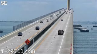 Sunshine Skyway Bridge Live Cam  Florida Live Cam  Florida Traffic Cam [upl. by Idette]