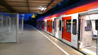 SBahn Trains At Unterturkheim Stuttgart 19 May 2015 [upl. by Tifanie778]