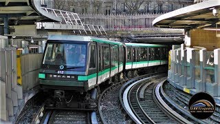 Paris Metro Line 1 Cab Ride La Défense  Château de Vincennes [upl. by Atsirt]