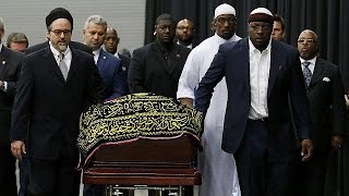 Traditional Muslim funeral service honours Muhammad Ali [upl. by Eiznekcm]