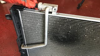 How to Change AC Condenser Coil  Mercedes Benz [upl. by Stasny962]