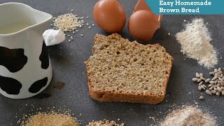 Homemade Brown Bread [upl. by Anavlys]