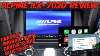 Alpine iLX702d Full Review  DAB  Bluetooth  CarPlay  Android Auto [upl. by Davis540]