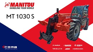 ▶️ MANITOU MT 1030 S  CEMA MAQUINARIA [upl. by Inittirb]