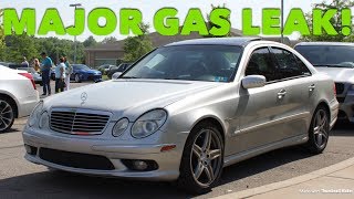 Our Mercedes E55 AMG almost caught on FIRE Heres why [upl. by Delainey]