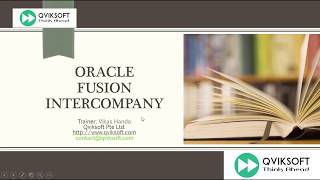 Oracle Fusion Intercompany [upl. by Curcio568]