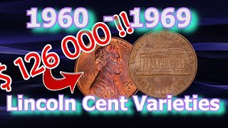 Top 10 1960s Lincoln Penny Varieties Worth Money [upl. by Yrrad]