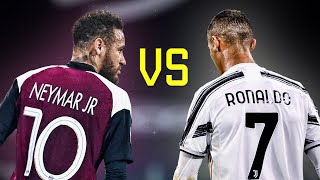 Cristiano Ronaldo vs Neymar Jr ● Skills Battle  Whos the most skillful 20202021 HD [upl. by Ynaffik]