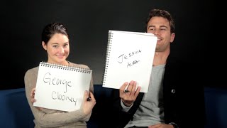 Shailene Woodley And Theo James Play The BuzzFeed BFF Game [upl. by Kariotta726]