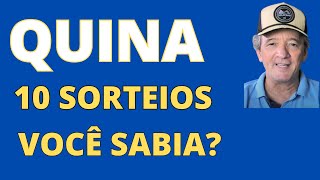 QUINA 10 SORTEIOS VOCE SABIA [upl. by Whatley586]