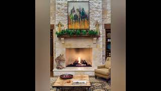 CHRISTMAS FIREPLACE DECORATING IDEAS [upl. by Forelli845]