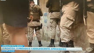 Operação termina com dois suspeitos mortos no Nordeste de Amaralina  Band Cidade [upl. by Anauqal284]