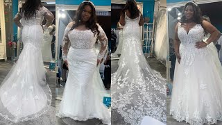 PLUS SIZE WEDDING DRESS SHOPPING  THE BRIDAL EXPERIENCE I SHOULD HAVE HAD with DREAMY CURVES BRIDAL [upl. by Ettolrahs]