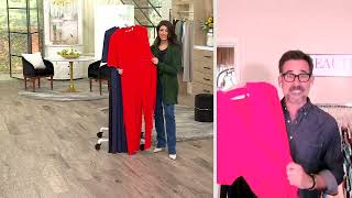 BEAUTIFUL by Lawrence Zarian The Garcelle Belted Jumpsuit on QVC [upl. by Rufus]