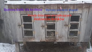 Budowa klatki dla królików🔨 wymiary szerokość i długość🤨 porady dotyczące początkujących hodowców🐇 [upl. by Alyled64]