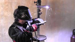 Stick Welding Tips for a 4g Overhead Weld Test [upl. by Nossah21]