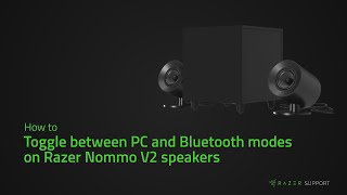 How to toggle between PC and Bluetooth modes on Razer Nommo V2 Speakers [upl. by Fulcher]