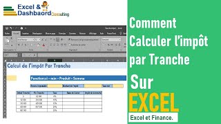 calcul de l’impôt par tanche avec excel [upl. by Ydurt]